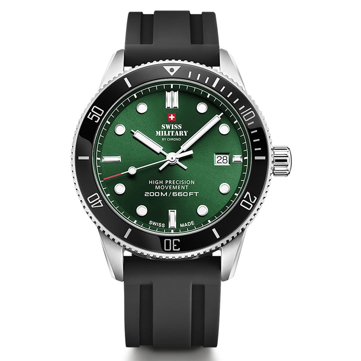 MONTRE SWISS MILITARY HOMME SILICONE